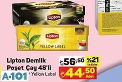 LİPTON DEMLİK POŞET ÇAY LİPTON DEMLİK POŞET ÇAY